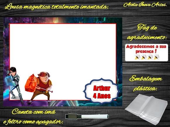 Lousa Magnética Caçadores de Trolls com Embalagem