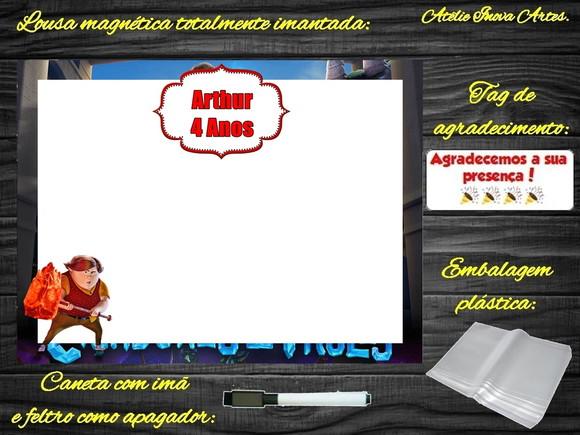 Lousa Magnética Caçadores de Trolls com Embalagem