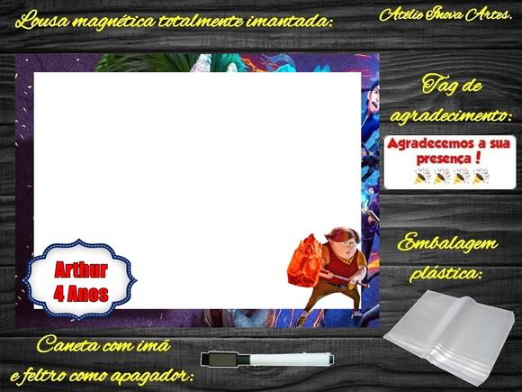 Lousa Magnética Caçadores de Trolls com Embalagem