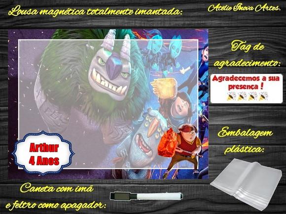 Lousa Magnética Caçadores de Trolls com Embalagem