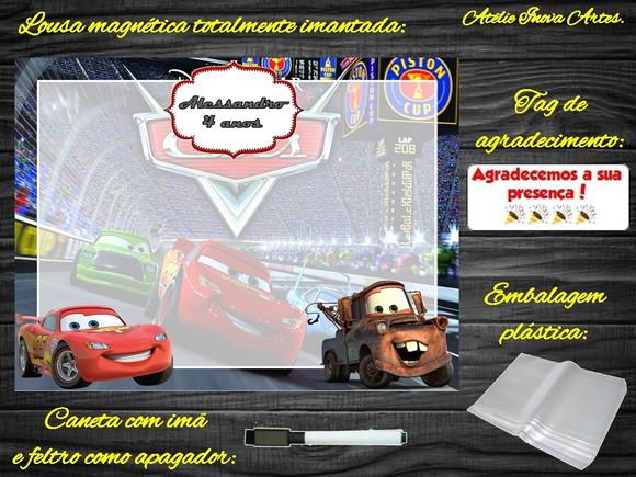 Lousa Magnética Carros com Embalagem