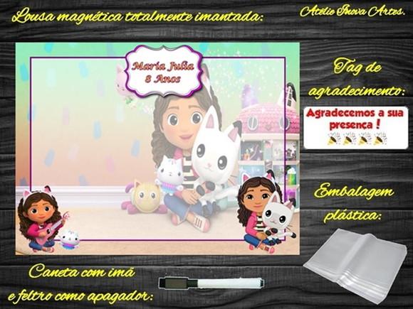 Lousa Magnética Casa Mágica da Gabby com Embalagem