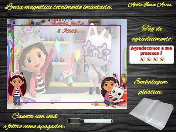 Lousa Magnética Casa Mágica da Gabby com Embalagem