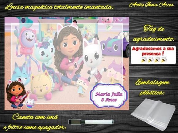 Lousa Magnética Casa Mágica da Gabby com Embalagem