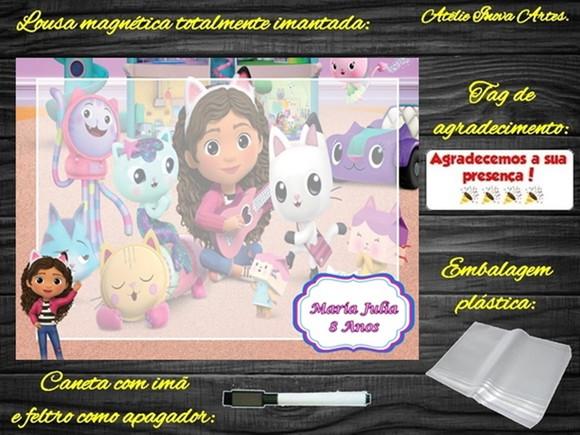 Lousa Magnética Casa Mágica da Gabby com Embalagem