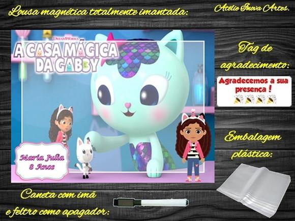 Lousa Magnética Casa Mágica da Gabby com Embalagem