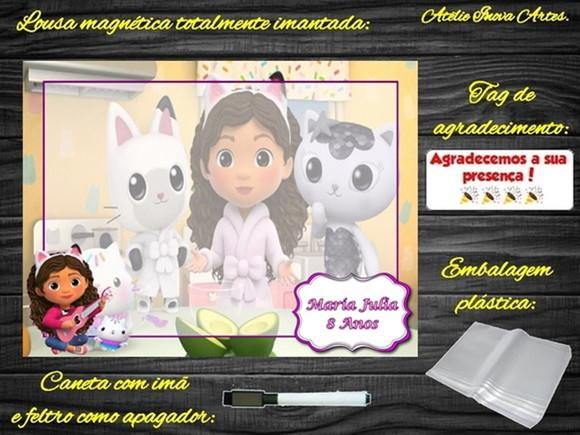 Lousa Magnética Casa Mágica da Gabby com Embalagem