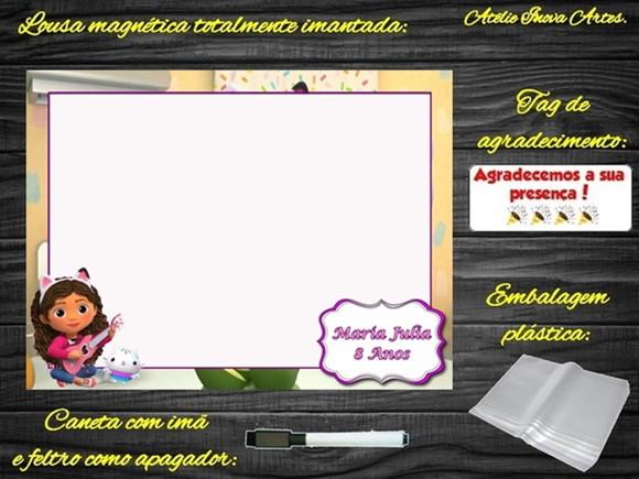 Lousa Magnética Casa Mágica da Gabby com Embalagem