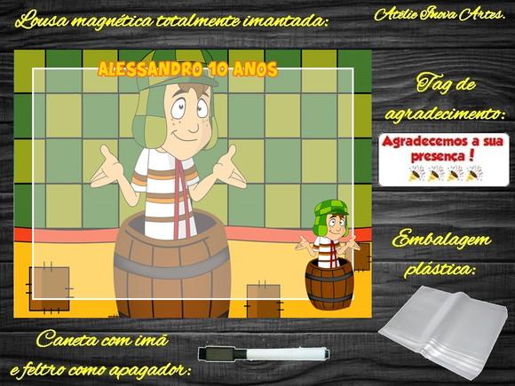 Lousa Magnética Chaves com Embalagem