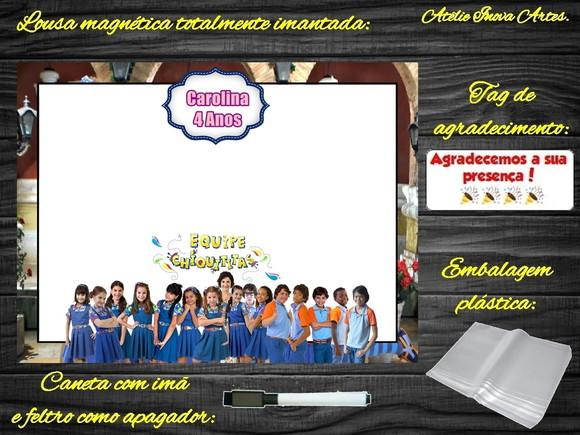 Lousa Magnética Chiquititas com Embalagem