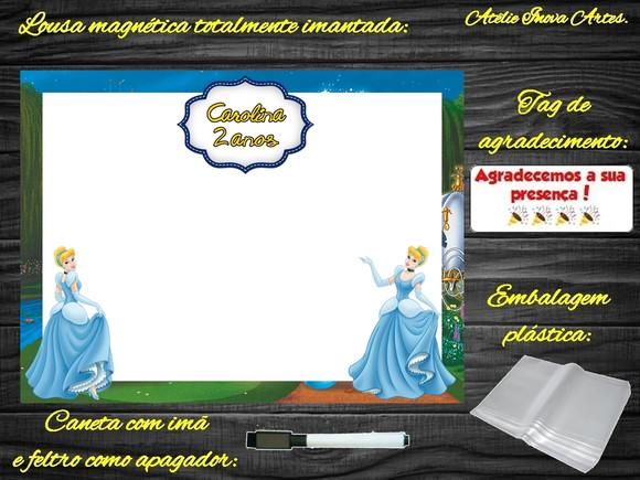 Lousa Magnética Cinderela com Embalagem