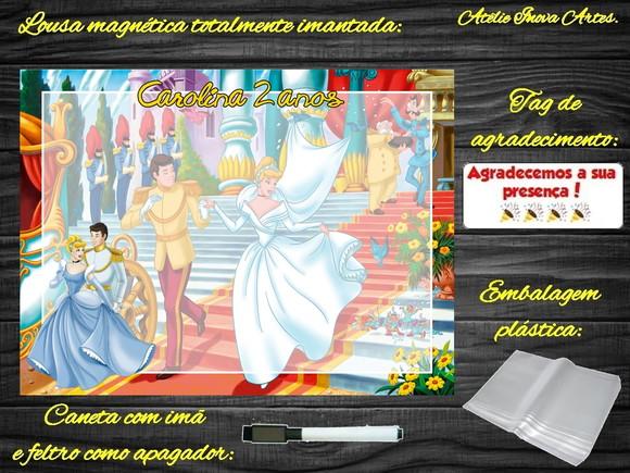 Lousa Magnética Cinderela com Embalagem