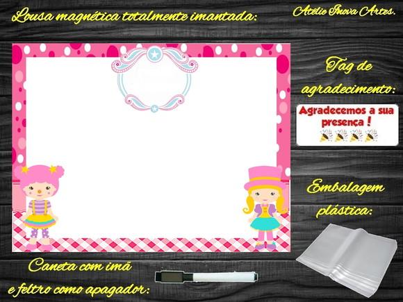 Lousa Magnética Circo com Embalagem