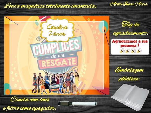 Lousa Magnética Cúmplices de Um Resgate com Embalagem