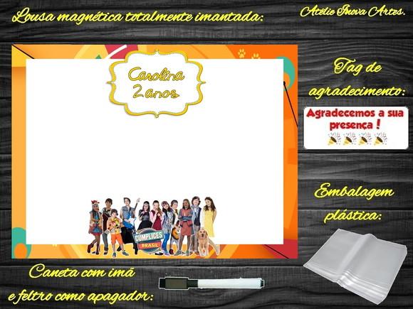 Lousa Magnética Cúmplices de Um Resgate com Embalagem
