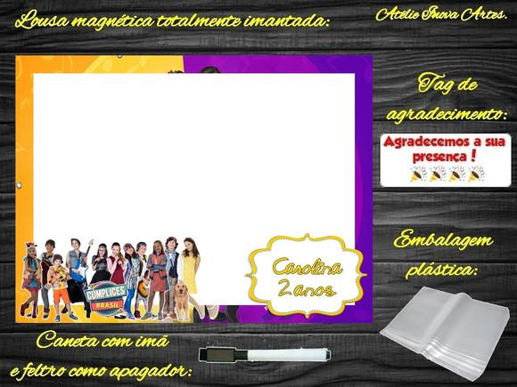 Lousa Magnética Cúmplices de Um Resgate com Embalagem