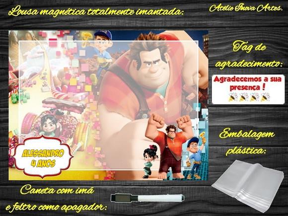 Lousa Magnética Detona Ralph com Embalagem