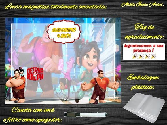 Lousa Magnética Detona Ralph com Embalagem