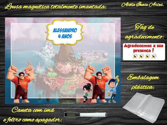 Lousa Magnética Detona Ralph com Embalagem