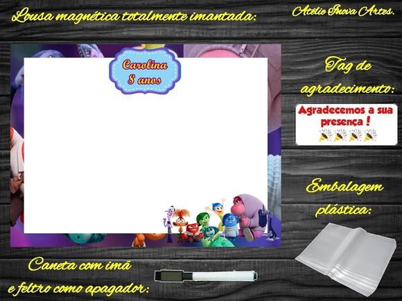 Lousa Magnética Divertidamente com Embalagem