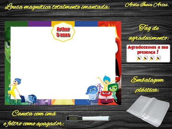 Lousa Magnética Divertidamente com Embalagem