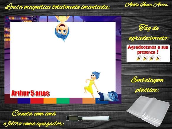 Lousa Magnética Divertidamente com Embalagem