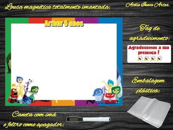 Lousa Magnética Divertidamente com Embalagem