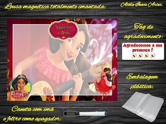 Lousa Magnética Elena de Avalor com Embalagem