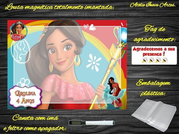 Lousa Magnética Elena de Avalor com Embalagem