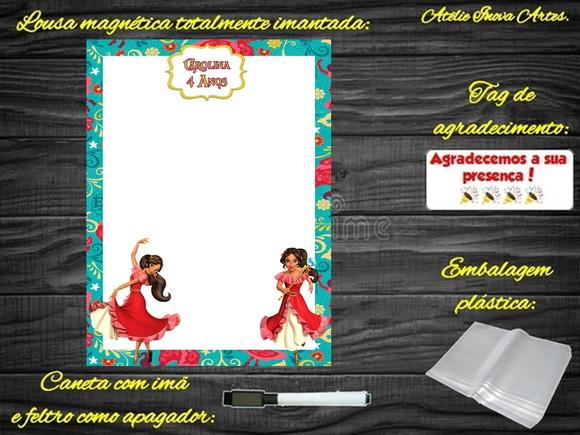 Lousa Magnética Elena de Avalor com Embalagem