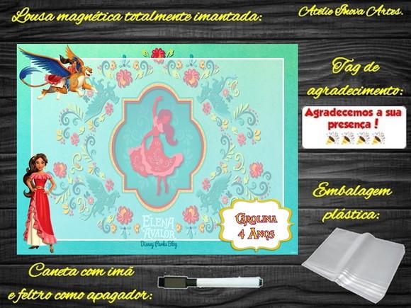Lousa Magnética Elena de Avalor com Embalagem