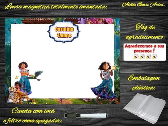 Lousa Magnética Encanto com Embalagem