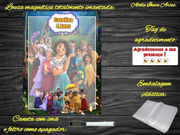 Lousa Magnética Encanto com Embalagem