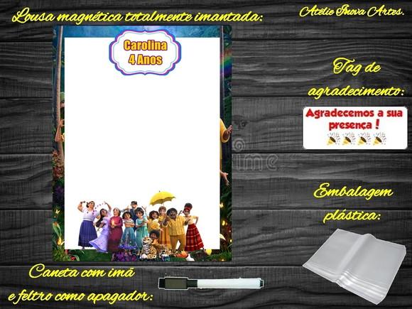 Lousa Magnética Encanto com Embalagem