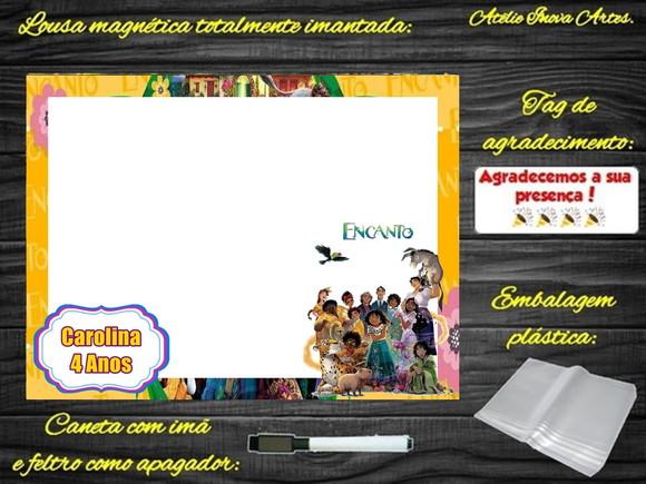 Lousa Magnética Encanto com Embalagem