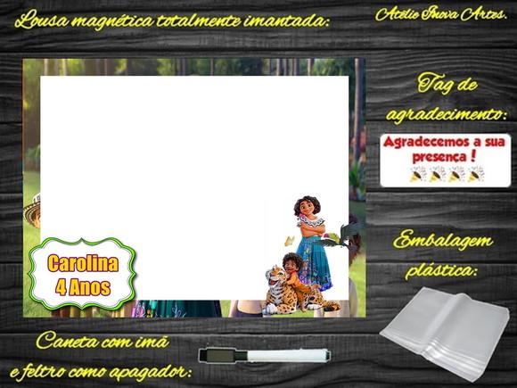 Lousa Magnética Encanto com Embalagem