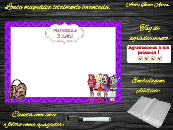 Lousa Magnética Ever After High