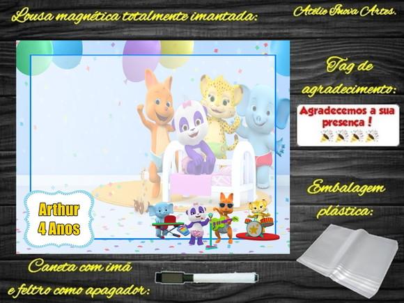 Lousa Magnética Festa das Palavras com Embalagem