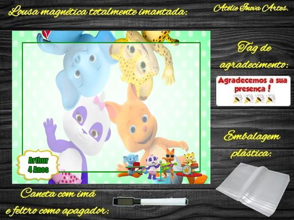 Lousa Magnética Festa das Palavras com Embalagem