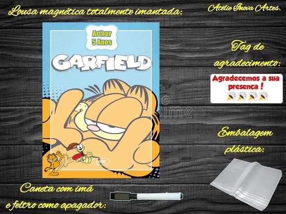 Lousa Magnética Garfield com Embalagem
