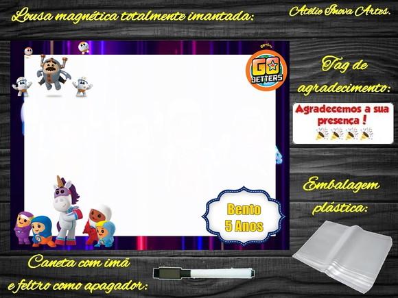 Lousa Magnética Go Jetters com Embalagem