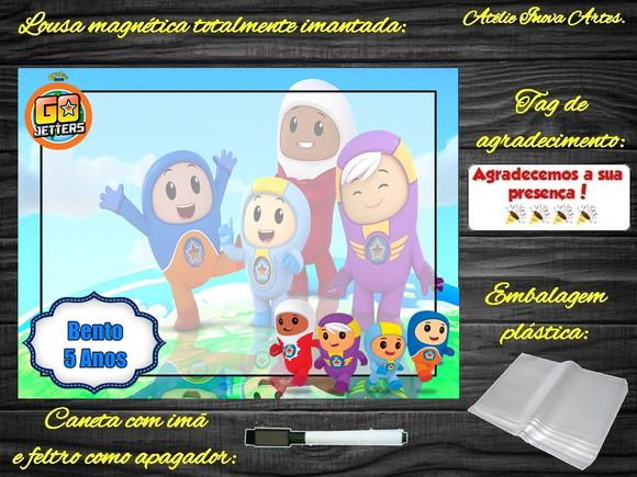 Lousa Magnética Go Jetters com Embalagem