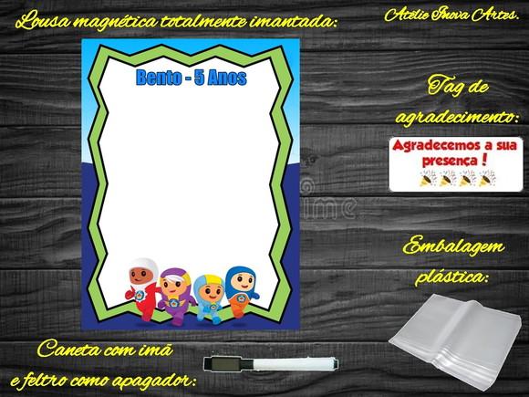 Lousa Magnética Go Jetters com Embalagem