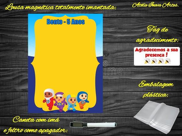 Lousa Magnética Go Jetters com Embalagem