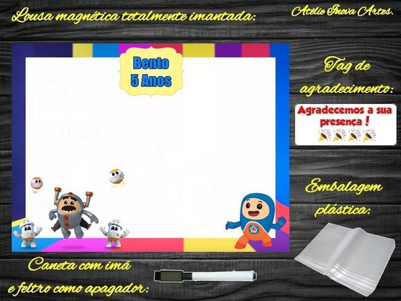 Lousa Magnética Go Jetters com Embalagem