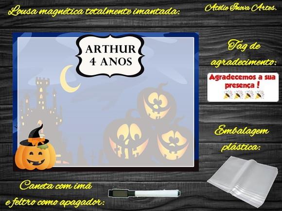 Lousa Magnética Haloween com Embalagem