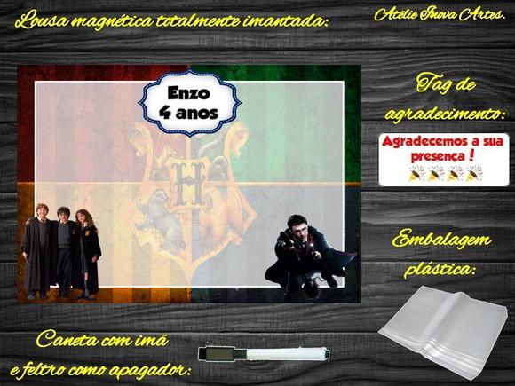 Lousa Magnética Harry Potter com Embalagem