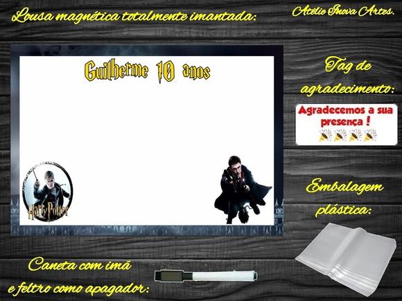Lousa Magnética Harry Potter com Embalagem