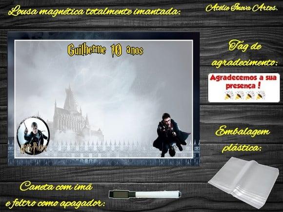 Lousa Magnética Harry Potter com Embalagem