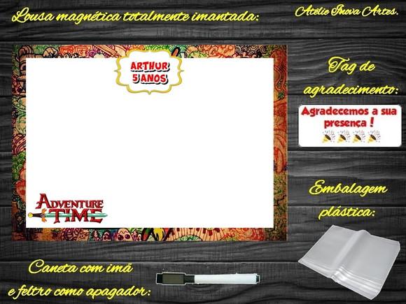 Lousa Magnética Hora da Aventura com Embalagem